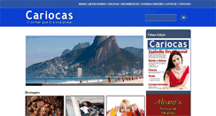 Desktop Screenshot of jornalcariocas.com.br