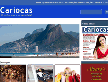 Tablet Screenshot of jornalcariocas.com.br